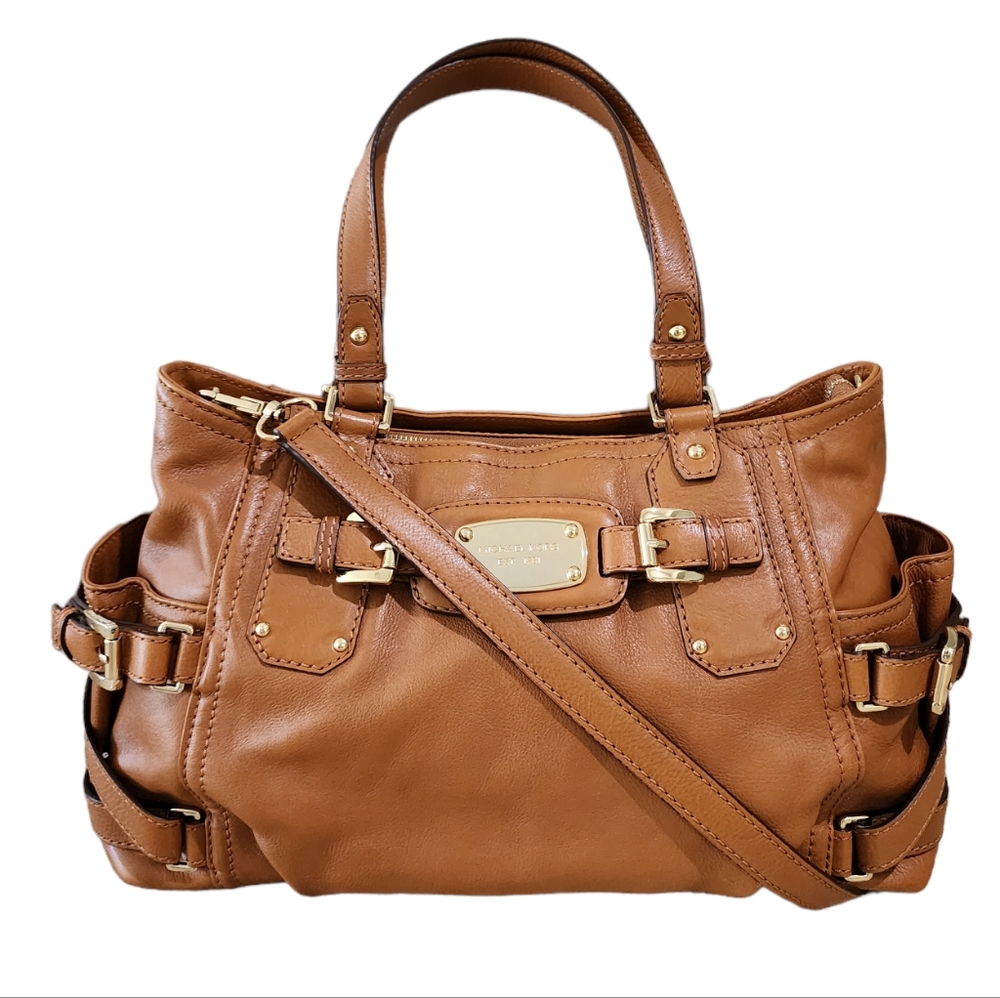 Michael Kors Tan Leather Satchel